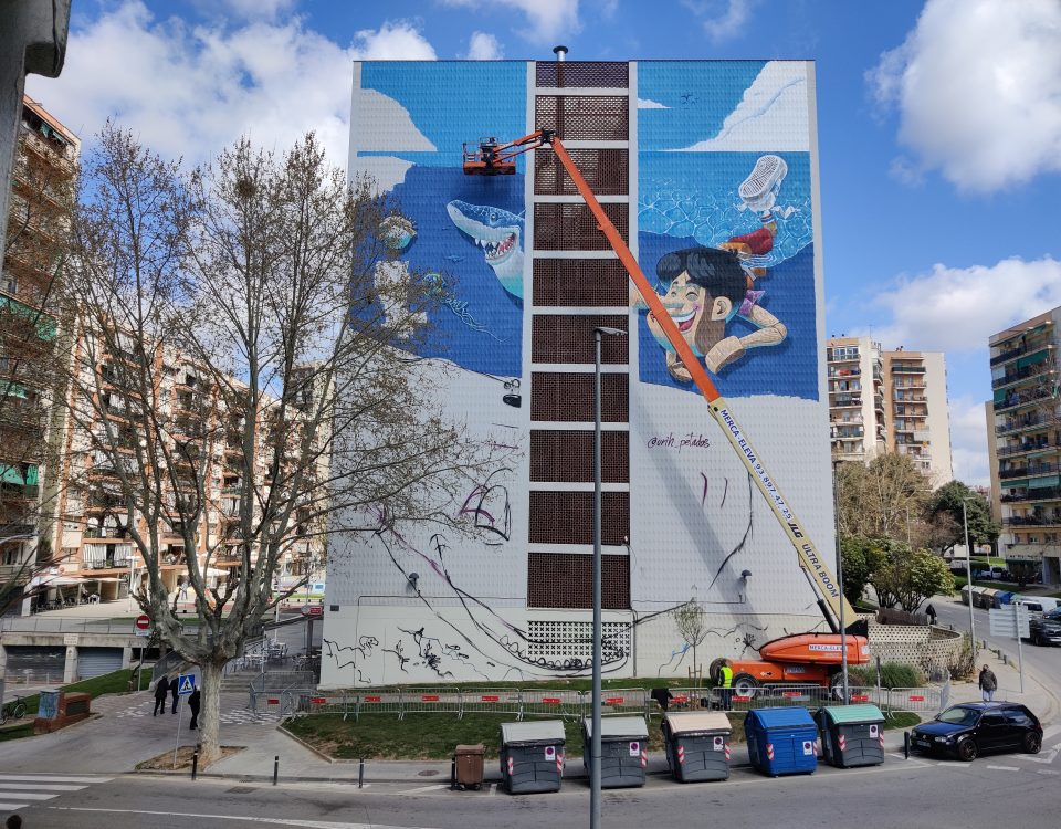 mural de color