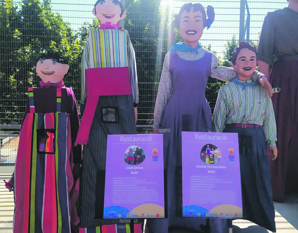 gegants rubinencs a la Fira del Món geganter